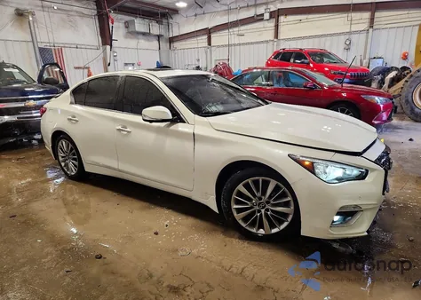 2021 Infiniti Q50 Luxe from USA, damaged, VIN JN1EV7BR2MM751257